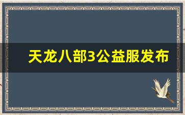 天龙八部3公益服发布网(天龙八部公益服开服表) (2)