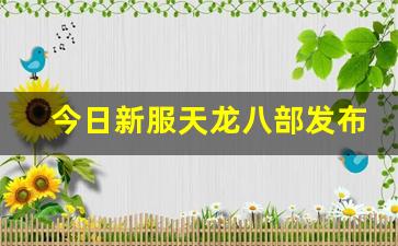 今日新服天龙八部发布网(天龙八部端游新服) (2)