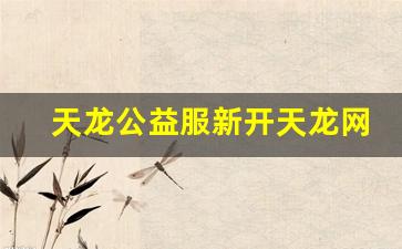 天龙公益服新开天龙网站(天龙八部全公益服) (2)