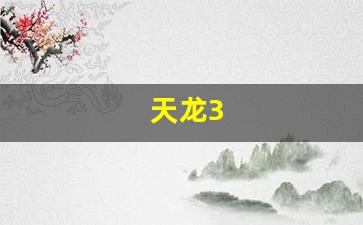 tlbb私服发布网：天龙3(天龙3号火箭)